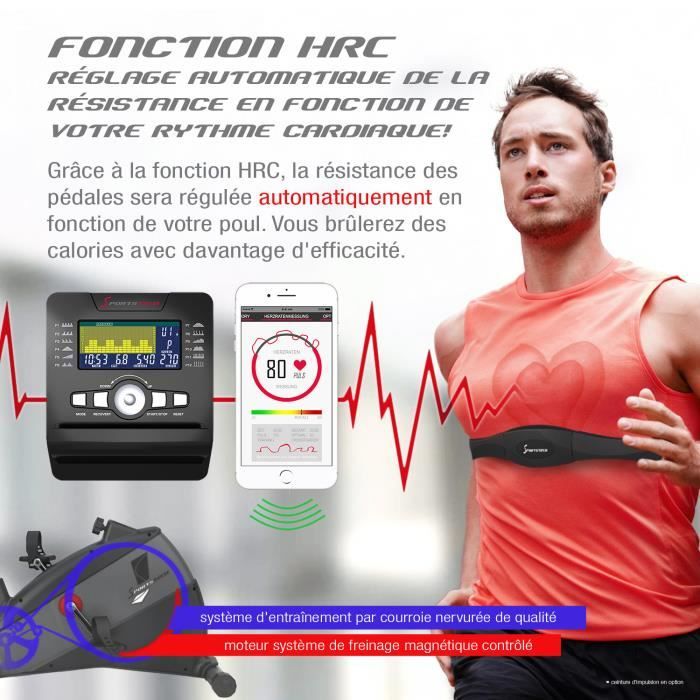 SPORTSTECH V lo d appartement Fitness ESX500 Poids d inertie de