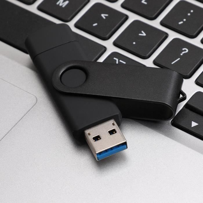 Clé USB,Mini clé USB 3.0 noire,mémoire vive ,accessoire pour ordinateur-  128 Go[E259] - Cdiscount Informatique