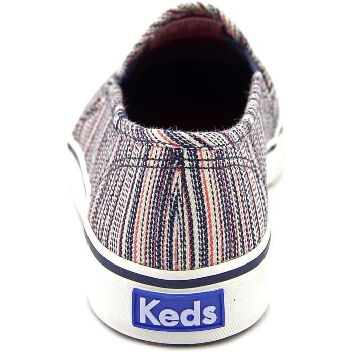 Chaussures Keds Femme - Toile Rayée Multicolore - Taille US 7 - Enfiler - Occasion