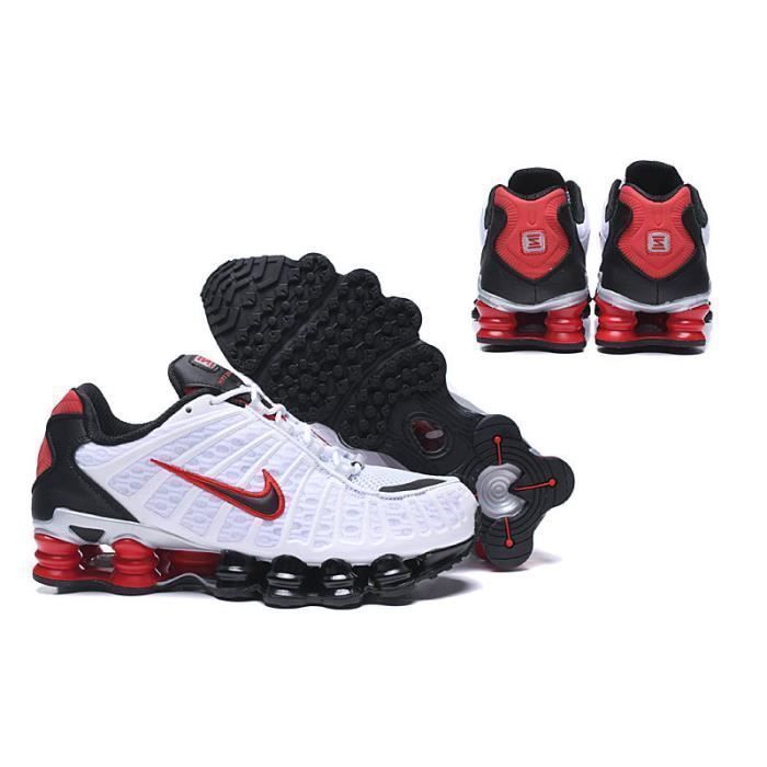 Baskets Shox TL 1308 Homme Chaussures Entra nement de Sport Blanc