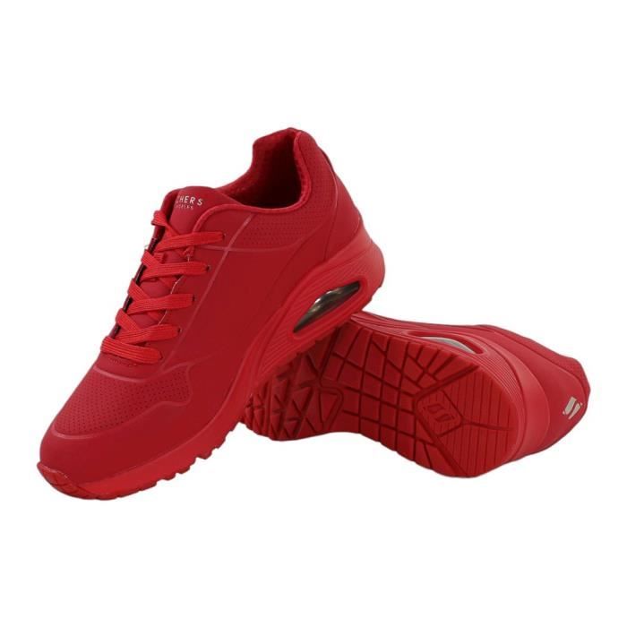 Basket skechers femme rouge store