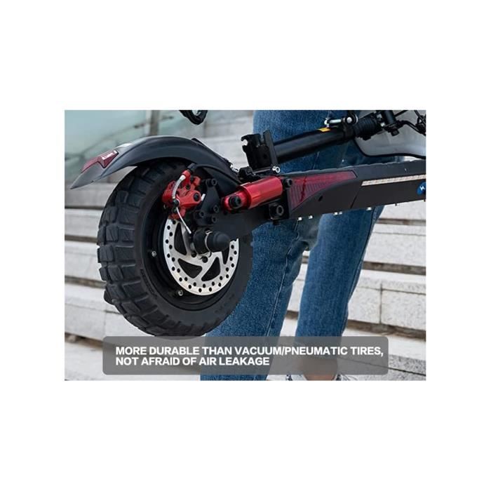 Pneu Solide 10X2.5 Pouces, Pneus Plein 10X2.5 Anti Dérapant, Pneu Solide Pour Scooter Électrique À Haut Rebond Et Absorption[SC307] - Auto