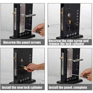 Serrure Cylindre Double Serrure Ouverte Porte Fenêtre Sécurité 55 60 70