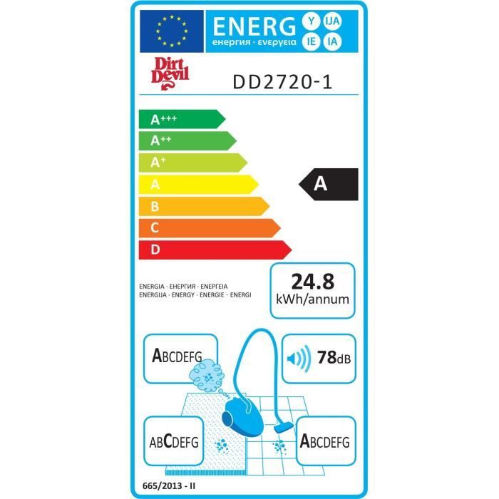 Aspirateur dirt devil 2025 ultima power parquet