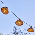 Guirlande lumineuse extérieur - LUMISKY - COTTAGE - 5.70 m - 10 globes transparents - LED blanc chaud-5