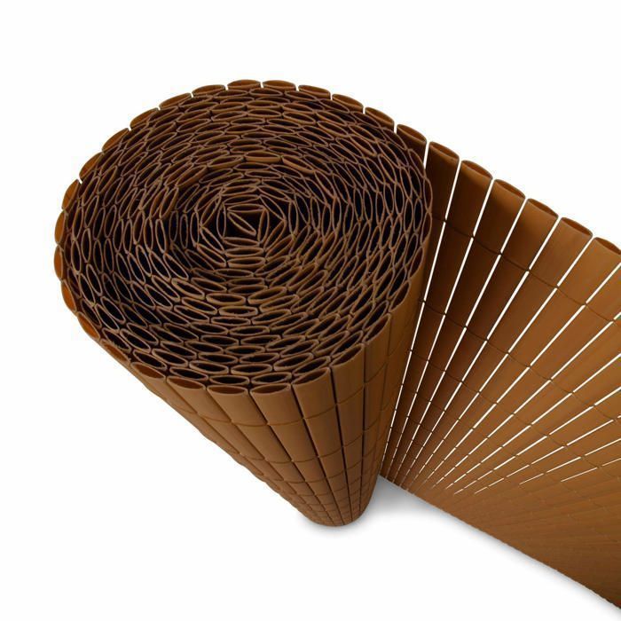 Floordirekt | Canisse en PVC Brise Vue, Intimité Paravent de Jardin, Piscines, Balcon | Terrasse, Décorative Palissade en PVC Résistant aux UV, Intempéries, Coupe-Vent | 100 x 300 cm - Vert