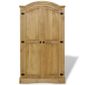 Vidaxl Garde Robe Pin Mexicain Gamme Corona 2 Portes Pour Chambre