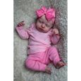 Poupées bebe Reborn, Beurre pour nouveau-né fille, 49cm, corps doux et câlin, peau 3D réaliste avec veines visibles-0