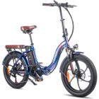 SMARTAI Vélo électrique pliant 20" FAFREES F20 Pro - Moteur 250W Batterie Amovible 36V 18Ah - Shimano 7 Vitesses -Autonomie 150km, Bleu