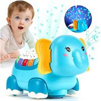 Jouet de stimulation pour bébé,Projecteur de Lumières Multicolores avec Musique et Sons, Cadeau Jouet Enfant 1 2 3 Ans Garçon Fille