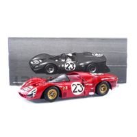 Voiture Miniature de Collection - WERK 83 1/18 - FERRARI 330 P3 Spider - Daytona 1967 - Red - W18021003