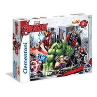 Puzzle 104 pièces maxi Avengers Assemble - Clementoni - Pour enfant à partir de 3 ans - Licence Avengers