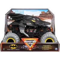 Monster Jam Geant Batman Voiture Noire Et Grise 19x13cm Lxl Set Vehicule Miniature 1 24 1 Carte TIGRE