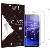 Tikawi x3 Verres trempés 9H Huawei Mate 20 Lite (6.3') Protection Ecran Haute résistance - [Anti-traces] - Film en verre trempé x3
