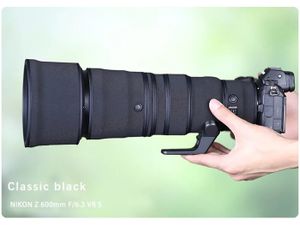 PACK ACCESSOIRES PHOTO Accessoire appareil photo,Juste de protection d'objectif étanche et anti-pluie,chasse aux oiseaux,camSolomon- Classic black