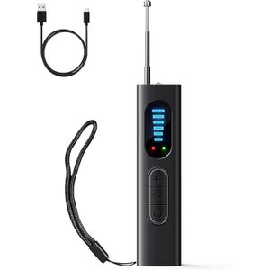 Détecteur De Caméra Cachée LCD 4-en-1 – Anti-Espion, GPS, Aimant Et Alarme – Voyage, Hôtel, Bureau – Noir TX07B