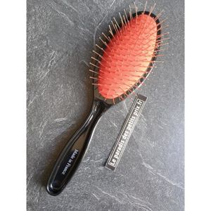 BROSSE - PEIGNE brosse à cheveux FR , brosse Extra soft picot métal ,21.5 x 6 cm ,made in FRANCE