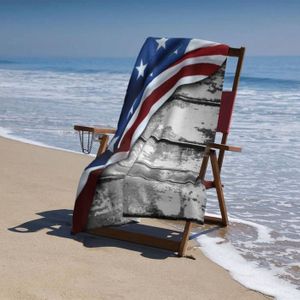US américain USA Amérique Drapeau Bannière Big 30x60 "Cott sur Bain Piscine Serviette de plage Wrap 