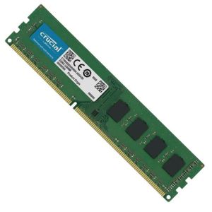 MÉMOIRE RAM 4Go RAM Crucial CT51264BA1339 DDR3 PC3-10600 1333M