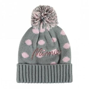 Disney Minnie Mouse Enfants Filles Beanie Bonnet avec pompon rose taille 52
