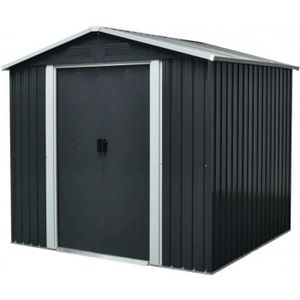 yardmaster abri de jardin en metal 4 79 m2 cdiscount
