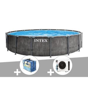 PISCINE Kit piscine tubulaire Intex Baltik ronde 5,49 x 1,