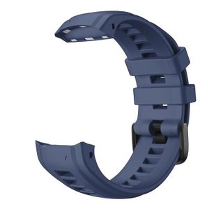 BRACELET DE MONTRE Bracelet de montre en Silicone 20MM, Bleu marine Bracelet de remplacement de Sport pour accessoires de montre Garmin Instinct 2/2S