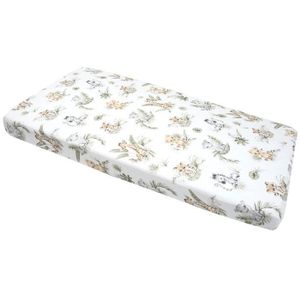 DRAP HOUSSE MATELAS Drap Housse pour Bébé Medi Partners Excellent pour un lit bébé, enfant, 100% coton, protège matelas bébé, literie 60x120 cm, Safari