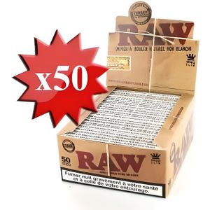 Feuille à rouler pour tabac slim marque Raw et carton, mass slim Raw.