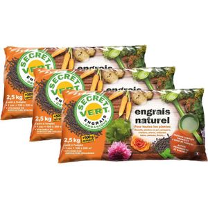 ENGRAIS Engrais naturel bio pour toutes les plantes (lot de 3)