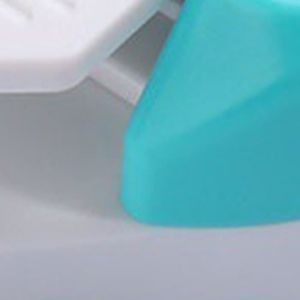 Perforatrice - Poinçon Sonew Perforatrice ronde Poinçon arrondi d'angle 3 en 1 en matière plastique Mini coupe-angle Portable bricolage coffret Rose Bleu