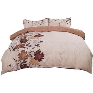 Housse de couette 200x200 rouge - Achat / Vente pas cher