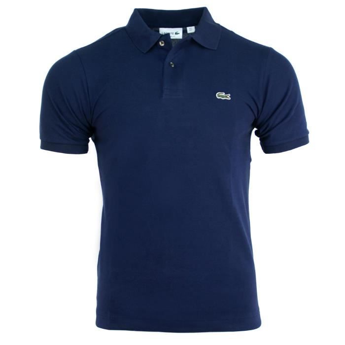 Polo lacoste bleu marine homme 2025