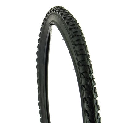 Pneu vélo - CYCLINGCOLORS - 12 1/2 x 2 1/4 - Noir - Enfant - VTT