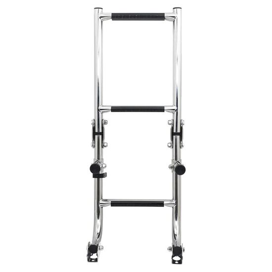 Échelle De Bateau Pliable 6 Marches - Acier Inoxydable - Pour Yacht, Ponton, Accès Arrière