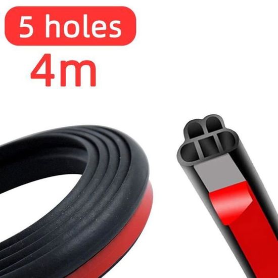 JNNJ Bande Étanchéité Caoutchouc Pour Portière Voiture - 12mmx11mmx16m - Anti-bruit Et Anti-poussière