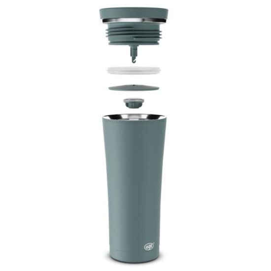 Alfi Distributeur Isotherme 3L - Pichet à Pompe Inox Pour Boissons Chaudes Et Froides | Maintien 12h Chaud/24h Froid
