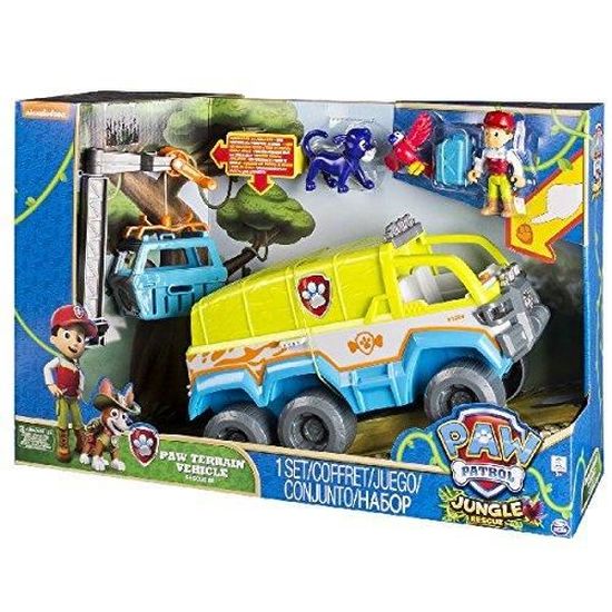 Jungle Rescue Camion Tout Terrain Figurines Vehicule De La Pat Patrouille Dans La Jungle Cqwtw Cdiscount Jeux Jouets