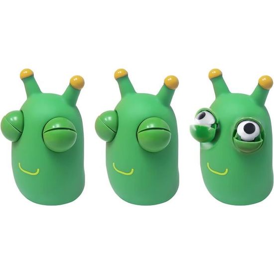 3pcs Squishy Squeeze Jouet Adulte,Popping Out Eyes Squeeze