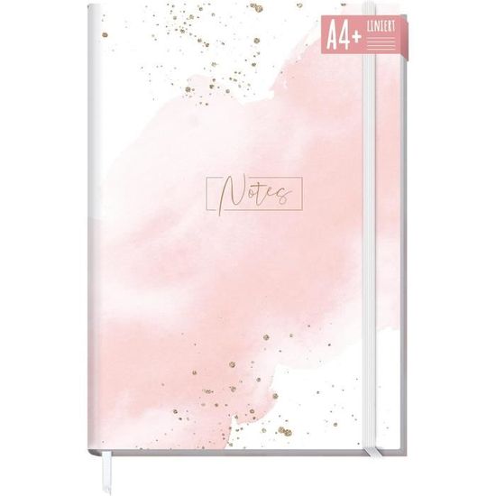 Carnet Ligné A4+ Paper&you - 156 Pages, Couverture Flexo, Élastique - Pour Bullet Journal, Notes