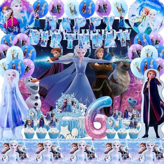Mini Figurines Reine Des Neiges 11 Pièces Décoration Anniversaire Reine Des Neiges - Figurines & Toppers Flocons De Neige Bleu Argent