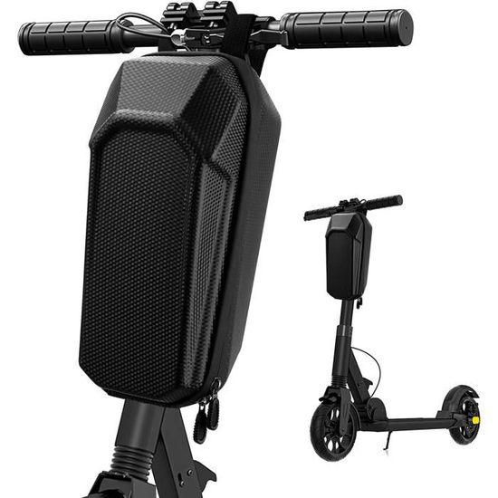 Quanerba 4L Sac de Trottinette Électrique/Moto, Grande Capacité Guidon Sacoche pour Scooter