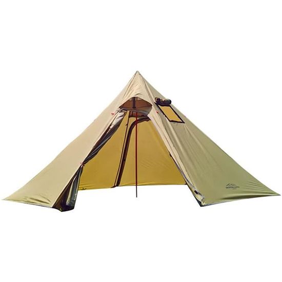 Tentes de Camping Abri Chauffé Facile à Installer Tente Chaude Tipi Légère pour la Randonnée en Plein Air Le Camping et la Randonnée