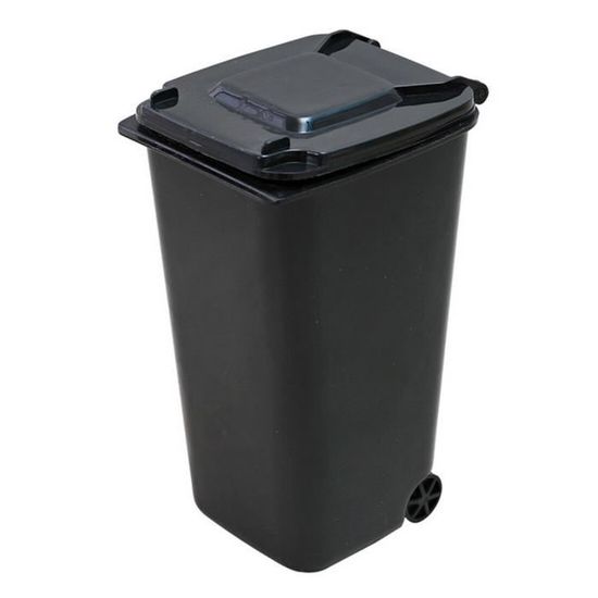 Poubelle,Mini poubelle de bureau 4 pièces, bac à ordures de bureau, porte  poubelle (noir, bleu, vert, violet clair) - Cdiscount Maison