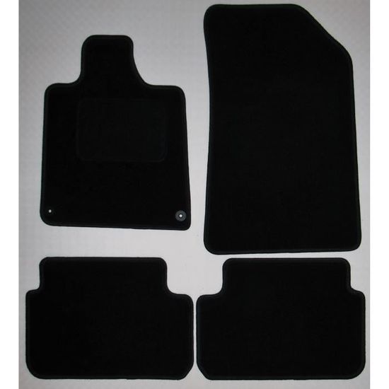 Tapis De Sol Sur Mesure Kia Sportage V Dès 2022 - Moquette Velours GT Line Bleu Avec Logo Et Bordure