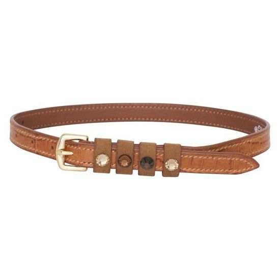 Sangles D'éperons En Cuir BE Bar H Pour Adulte - Western Womens Spur Straps - Tan Standard