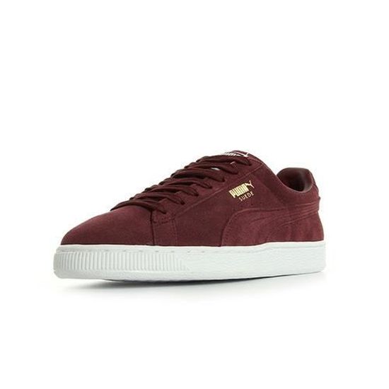 Puma suede bordeaux porté discount