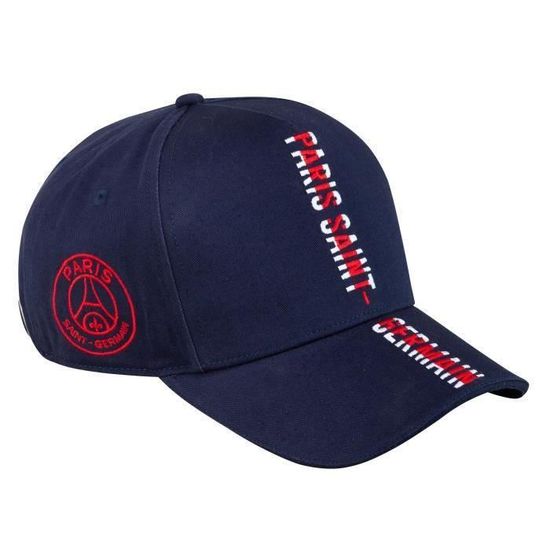Casquette PSG Paris Saint Germain - Collection Officielle - Taille Réglable - Polyester - Unisexe