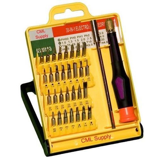 Rallonge 32 pc Reparation téléphone Console Mp3 Coffret tournevis de précision