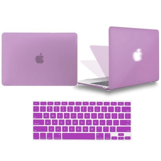 Purple-Pro 13 A1278 CD-ROM -Coque d'ordinateur portable blanc avec couvercle de clavier,pour Apple Macbook Air 13 A1369 A1466-Air 1